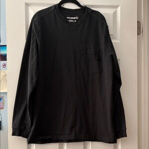 Wolverine Men's Classic Black Long Sleeve Tee